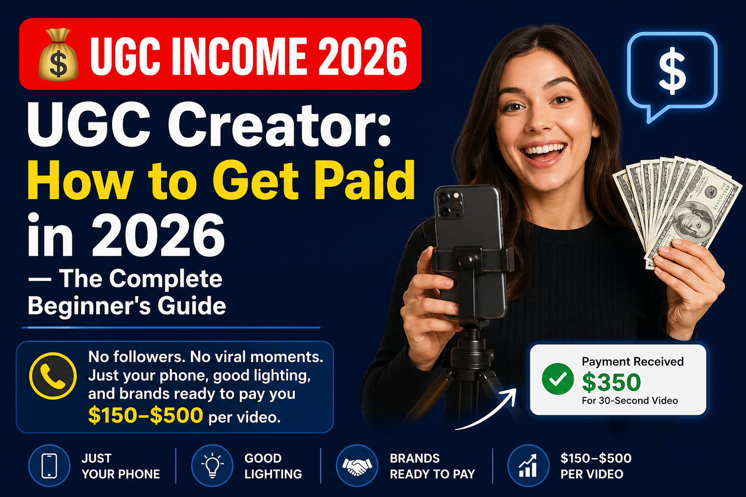 UGC Creator How to Get Paid