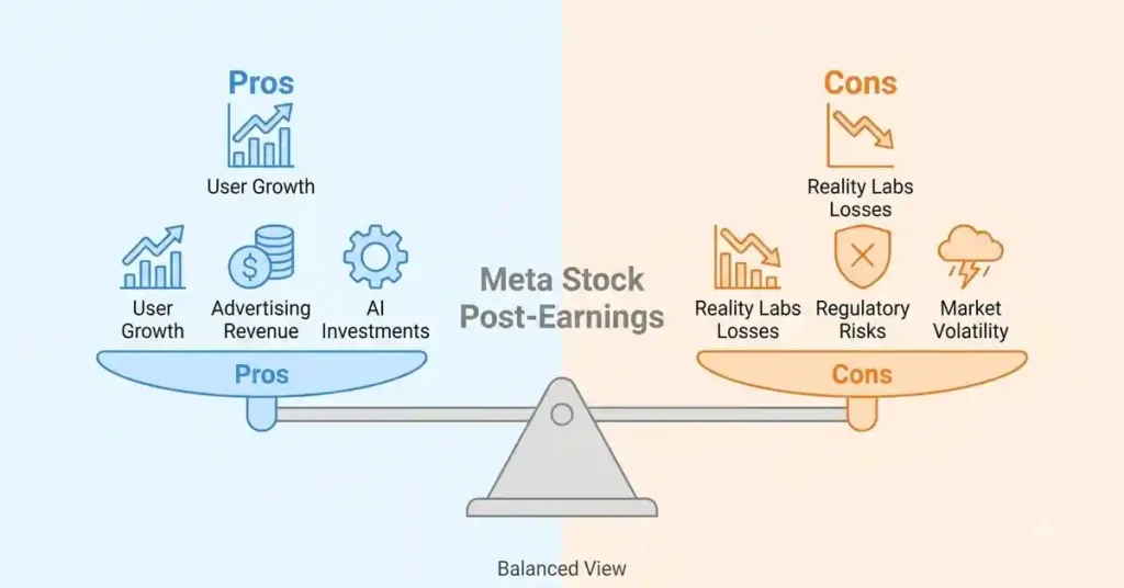 Meta stock pros and cons after earnings report