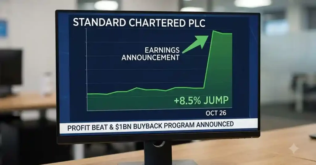 Standard Chartered share price jump after profit beat and buyback